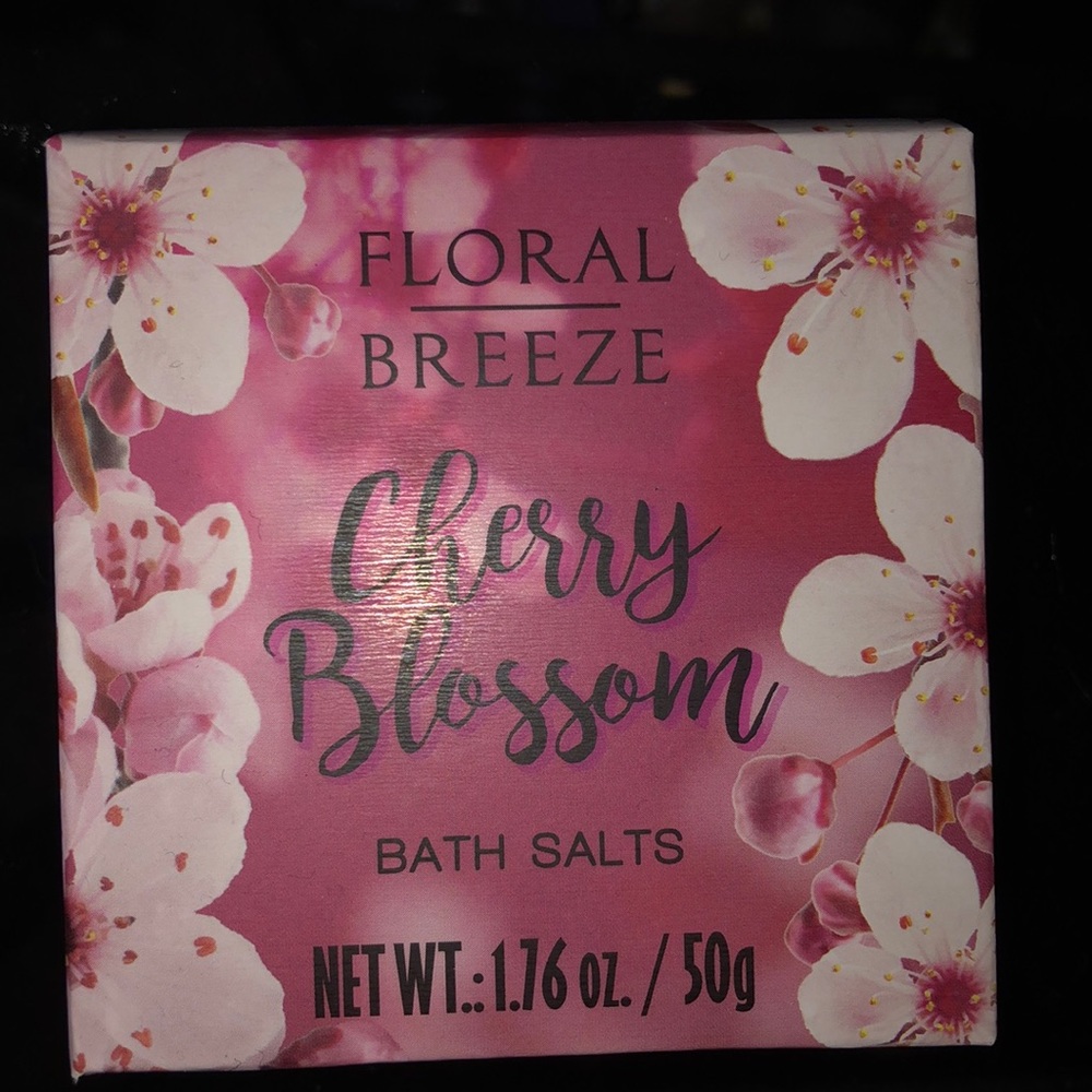 These are new unopened bath salts, cherry blossom.